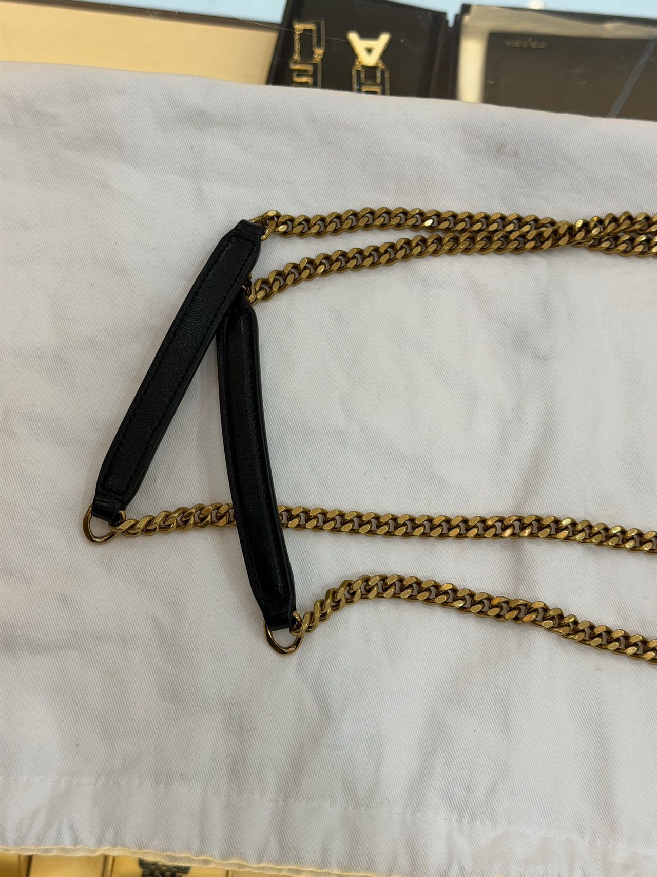 Pre-owned Certified YSL Saint Laurent Mini Puffer in Black Lambskin with Golden Hardware, 2025